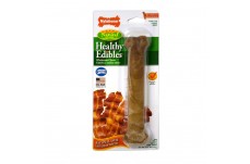 Nylabone Healthy Edibles All-Natural Long Lasting Bacon Flavor Chew Treats 1 Count Giant - Up To 50 Lb