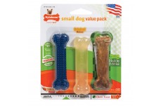 Nylabone Healthy Edibles and Flexi Chew Value Pack Flexi Edibles, Variety, 1ea/XS/Petite 3 ct