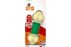 Nylabone Double Action Power Chew Durable Dog Toy Bacon, 1ea/Medium/Wolf 1 ct