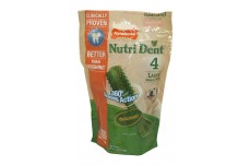 Nylabone Nutri Dent Simple Natural Dental Fresh Breath Flavored Chew Treats Large, 4 Ct