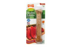 Nylabone Healthy Edibles Roast Beef Flavor Chew Treats For Dog 1 Count Giant - Up To 50 Lb