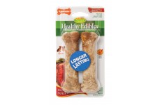 Nylabone Healthy Edibles AllNatural Long Lasting Roast Beef Flavor Chew Treats 2 Count, Roast Beef, 1ea/SMall/Regular