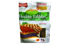 Nylabone Healthy Edibles AllNatural Long Lasting Roast Beef and Chicken Flavor Chew Treats 12 Count, Variety Pack, 1ea/SMall/Regular