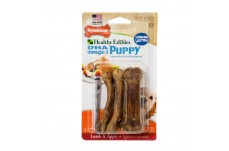 Nylabone Healthy Edibles Puppy Natural Long Lasting Dog Chew Treats Lamb Apple, 1ea/XS/Petite 4 ct