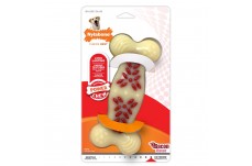 Nylabone Power Chew Action Ridges Chew Toy Bacon, 1ea/XL/Souper 1 ct