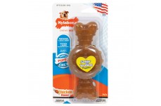 Nylabone Puppy Chew Ring Bone Chicken, 1ea/Medium/Wolf 1 ct
