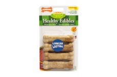 Nylabone Healthy Edibles AllNatural Long Lasting Roast Beef Flavor Chew Treats 8 Count, Roast Beef, 1ea/XS/Petite