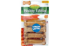 Nylabone Healthy Edibles AllNatural Long Lasting Bacon Flavor Chew Treats 8 Count, Bacon, 1ea/XS/Petite