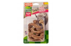 Nylabone Healthy Edibles WILD Natural Long Lasting Bison Flavor Dog Chew Treats Wild Bone, 1ea/SMall/Regular 8 ct