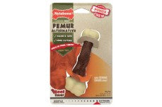 Nylabone Femur Bone Rawhide Alternative Power Chew Durable Dog Toy Femur, Beef, 1ea/Medium/Wolf 1 ct