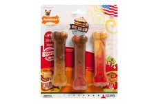 Nylabone Flavor Frenzy Power Chew Triple Pack Pancakes Sausage, Roast Beef Club, Lasagna, 1ea/XS/Petite 1 ct