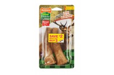 Nylabone Healthy Edibles WILD Antler Natural Long Lasting Venison Flavor Dog Chew Treats Antler, 1ea/Medium/Wolf 2 ct