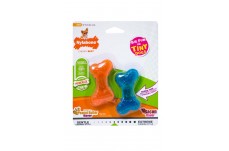 Nylabone Moderate Chew FlexiChew Bone Bones, Peanut Butter Bacon, 1ea/XXS/Tiny 2 ct