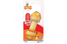 Nylabone Power Chew Rawhide Knot Chew Bone Bacon & Cheese Flavor Large/Giant - Up to 50 lbs.