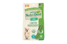 Nylabone Nutri Dent Natural Dental Fresh Breath Flavored Chew Treats 1ea/Mini 32 ct