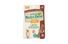 Nylabone Nutri Dent Filet Mignon Flavored Dog Dental Chews 1ea/SMall 28 ct