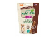 Nylabone Nutri Dent Filet Mignon Flavored Dog Dental Chews 1ea/Medium/Wolf 7 ct