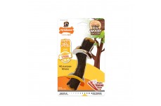 Nylabone Real Wood Stick Strong Dog Stick Chew Toy Maple Bacon, 1ea/Medium/Wolf 1 ct