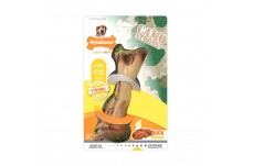 Nylabone Rubber Camo Bone Strong Chew Dog Toy Duck Flavor Medium/Wolf - Up To 35 Lb