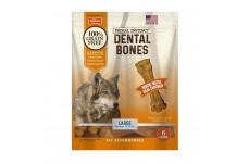 Nylabone Primal Instinct Chicken Dog Dental Chews 6 Count Giant - Up To 50 Lb