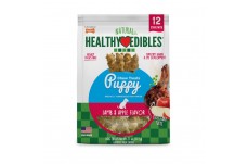 Nylabone Healthy Edibles Puppy Natural Long Lasting Dog Chew Treats Lamb Apple, 1ea/SMall/Regular 12 ct