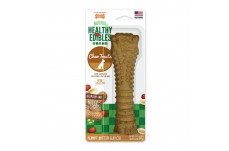 Nylabone Healthy Edibles AllNatural Long Lasting Peanut Butter Flavor Dog Chew Treats 1 Count, Peanut Butter, 1ea/XL/Souper