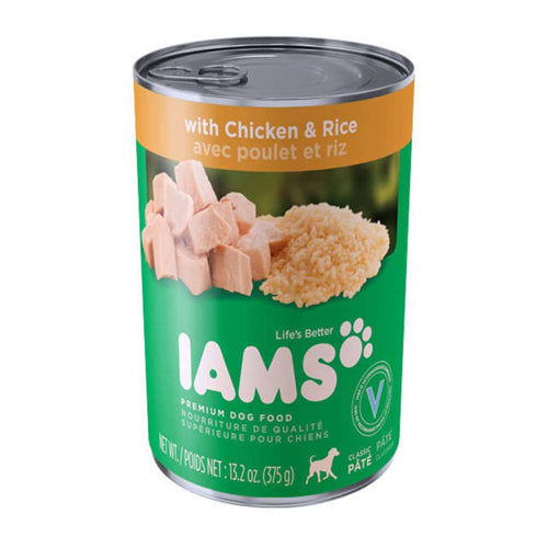 Iams Proactive Health Ground Dinner With Chicken and Rice Canned Dog Food 12Ea/13.2 Oz