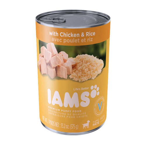 Iams Proactive Health Puppy Ground Dinner With Chicken and Rice Canned Dog Food 12Ea/13.2 Oz