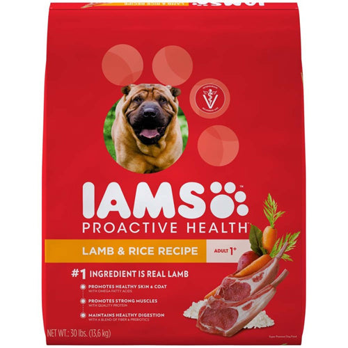 IAMS ProActive Health Adult Lamb Meal & Rice Dog Food 30 lb