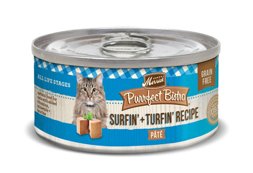 MERRICK CAT PURRFECT BISTRO SURF & TURF 5.5OZ(Case of 24)