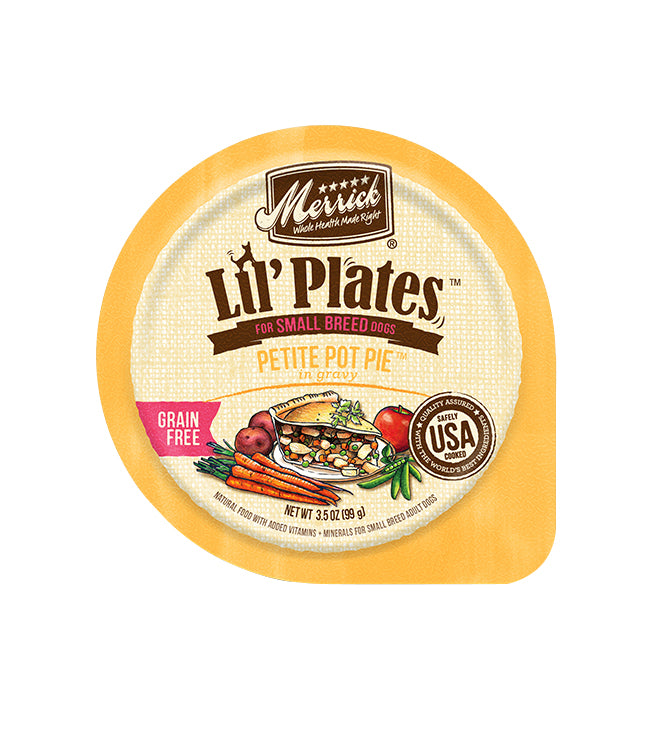 Merrick Lil' Plates Grain Free Petite Pot Pie Dog Food (Case of 12)