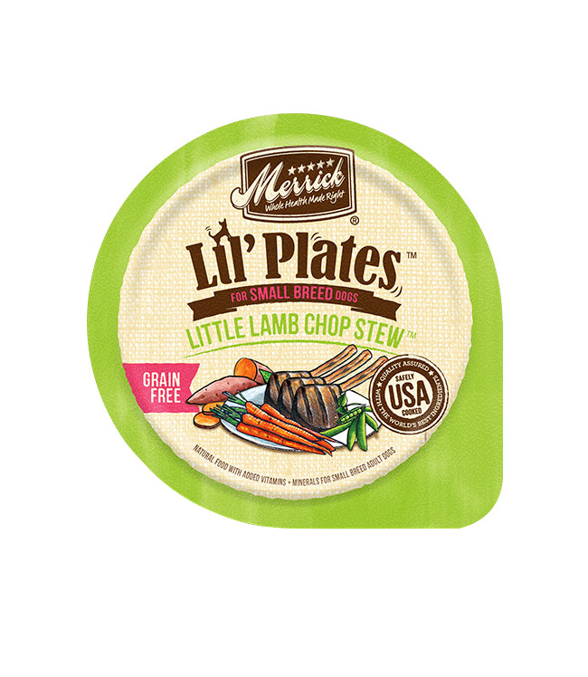Merrick Lil' Plates Grain Free Little Lamb Chop Stew Dog Food (Case of 12)