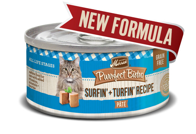 MERRICK CAT PURRFECT BISTRO SURF & TURF 3OZ (Case of 24)