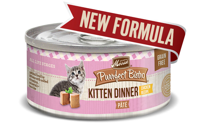 MERRICK CAT PURRFECT BISTRO PATE KITTEN 5.5OZ (Case of 24)