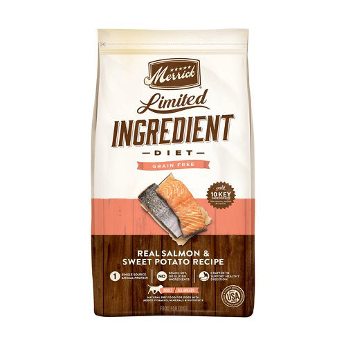 MERRICK DOG LIMITED INGREDIENT GRAIN FREE SALMON 12LB