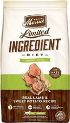 Merrick Grain Free Real Lamb and Sweet Potato Recipe 4Lb