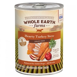 Whole Earth Farms Dog Grain Free Turkey Stew 12.7oz. (Case of 12)