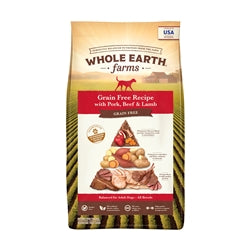 Whole Earth Farms Dog Grain Free Beef Lamb 25Lb