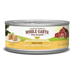 Whole Earth Farms Cat Grain Free Chicken 5oz. (Case of 24)