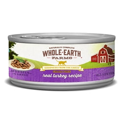 Whole Earth Farms Cat Grain Free Morsels & Turkey 5oz. (Case of 24)