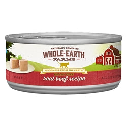 Whole Earth Farms Cat Grain Free Beef 2.75oz. (Case of 24)