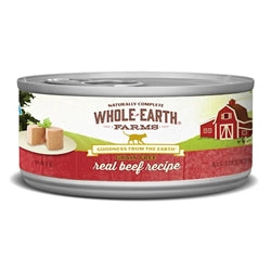 Whole Earth Farms Cat Grain Free Beef 5oz.(Case of 24)