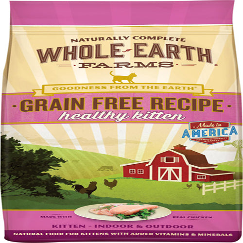 Whole Earth Farms Cat Grain Free Kitten 10Lb