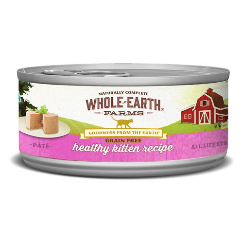 WHOLE EARTH FARMS CAT GRAIN FREE KITTEN 5OZ (case of 24)