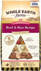 Whole Earth Farms Dog Grain Beef 4lbs.