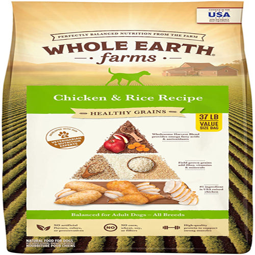 WHOLE EARTH FARMS DOG GRAIN CHICKEN 37LB
