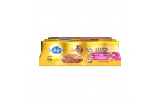 Pedigree Chopped Ground Dinner Multipack Filet Mignon & Beef Dog Food 13.2 oz 12 Pack