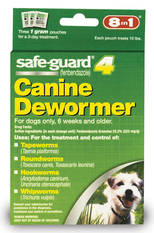 Safe-Guard 4 Canine Dewormer For Small Dogs 2 G, 3 Pk