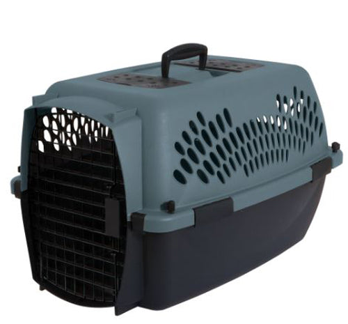 Aspen Fashion Pet Porter Dog Kennel Hard-Sided Falcon, Black 24 in