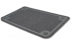 Petmate Cat Litter Catcher Mat Gray Extra-Large